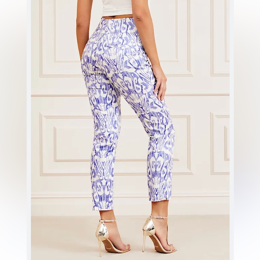 Marciano Skinny High Waisted All Over Pattern Pants - Size L